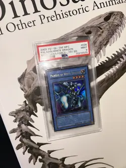 Yu-Gi-Oh Paladin of White Dragon MFC-026 Magician's Force 1st Edition PSA 9 - Image 3