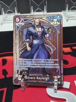 🔥 Silvers Rayleigh (SP) One Piece OP09-005 A Fist of Divine Speed Foil 🔥 - Image 1