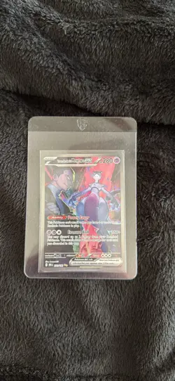 Pokemon Team Rocket's Mewtwo ex Rare Psychic Pokemon Card DRN 231/182 Ability EX - Image 1
