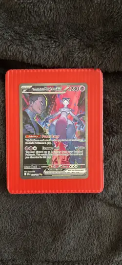 Pokemon Team Rocket's Mewtwo ex Rare Psychic Pokemon Card DRN 231/182 Ability EX - Image 3