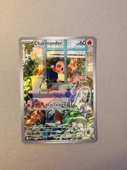 Pokemon Charmander 044 Scarlet & Violet Promo Full Art Holo Card English TCG - Image 1