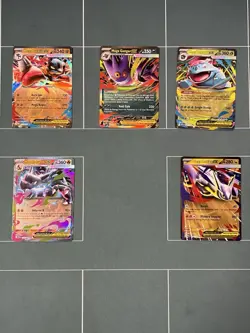 Pokemon Mega Evolutions Phantasmal Flames Ex 5 Card Lot - Image 1