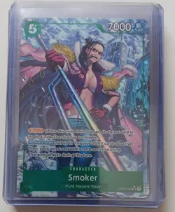 2025 One Piece Card Game Royal Blood #OP10030 Smoker ALT ART SR - Image 1