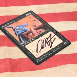 Mox Sapphire Dan Frazier Artist Proof Altered Art Magic Card MTG Signed - Image 3