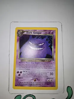 Pokemon Neo Destiny Holo Rare Dark Gengar Card TCG #6/105 - Image 1