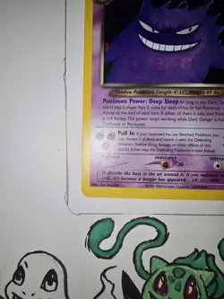 Pokemon Neo Destiny Holo Rare Dark Gengar Card TCG #6/105 - Image 3
