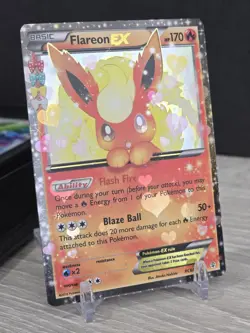 Pokemon Card TCG Flareon EX RC6/RC32 Generations: Radiant Collection Holo 2016 - Image 1