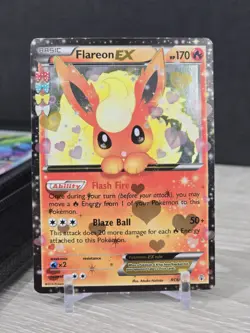 Pokemon Card TCG Flareon EX RC6/RC32 Generations: Radiant Collection Holo 2016 - Image 3