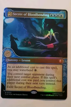 Secret of Bloodbending #0337 MTG Showcase ATLA Avatar: The Last Airbender FOIL - Image 1