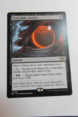 MTG Insatiable Avarice x1- -Outlaws of Thunder Junction-Near Mint - Image 1
