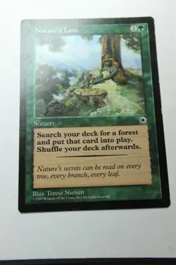 MTG Nature's Lore x1- -Portal-Lightly Played - Image 1
