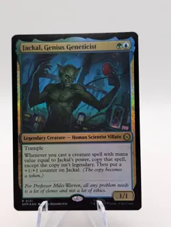 Magic the Gathering Spiderman | Jackal, Genius Geneticist FOIL | NM - Image 1