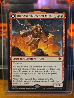 MTG x1 Ojer Axonil, Deepest Might - Lost Caverns of Ixalan - Near Mint - Image 1