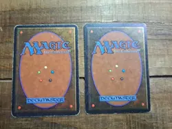 MTG - 2x BETA Edition - Mountain Basic Land - - Image 5