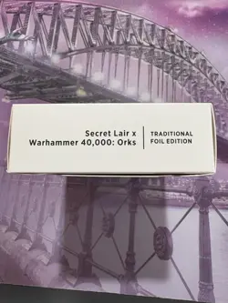 MTG Secret Lair x Warhammer 40,000: Orks Edition 40K ORCS SEALED - FOIL - Image 1
