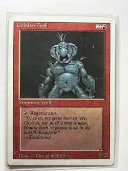 Uthden Troll Revised MTG Magic The Gathering 3rd Edition LP - Image 1