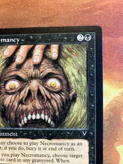 MTG Necromancy Visions Very Lightly Played Condition Black Vintage! - Image 4