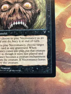 MTG Necromancy Visions Very Lightly Played Condition Black Vintage! - Image 5