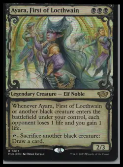 March of the Machine: Multiverse Legends #13 Ayara, First of Locthwain Foil - Image 1