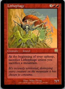 Lithophage 1999 Mercadian Masques MTG LP - Image 1