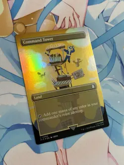 Command Tower Borderless Fallout Foil MTG - LP English - Image 2