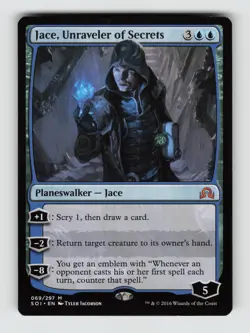 Jace, Unraveler of Secrets*Non-Foil* Shadows over Innistrad 69 LP - Image 1