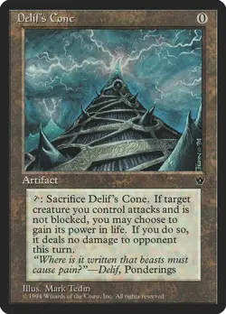 Delif's Cone LP Magic Fallen Empires Artifact English Regular MTG Magic - Image 1
