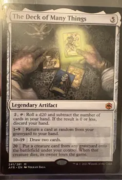 MTG - The Deck of Many Things - AFR - 241/281 - Non Foil - Image 1
