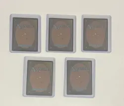 Magic The Gathering Unglued Full Land Set M/NM - Image 2