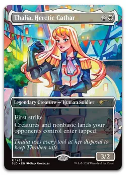 Thalia, Heretic Cathar #1428 (NM) Secret Lair Drop SLD Magic MTG - Image 1