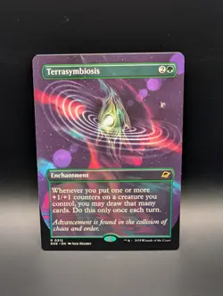 MTG - Terrasymbiosis - BORDERLESS - Enchantment - EOE #312 - Rare - Image 1