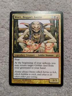 MTG Wort, Boggart Auntie - 252/301 Lorwyn - English x1, EX/EX+ - Image 1