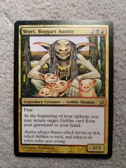 MTG Wort, Boggart Auntie - 252/301 Lorwyn - English x1, EX/EX+ - Image 2