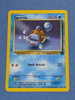 Squirtle 68/82 & Charmander 50/82 Team Rocket Played Unlimited Pokemon TCG Cards - Image 3