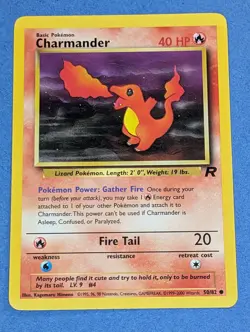 Squirtle 68/82 & Charmander 50/82 Team Rocket Played Unlimited Pokemon TCG Cards - Image 5