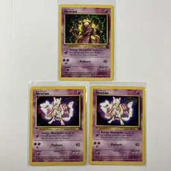 Pokemon TCG Mewtwo Promo Lot: Movie Promo Mewtwo 3 x2, Movie Promo Mewtwo 14 - Image 1