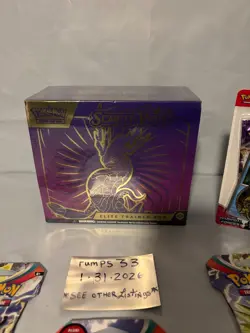 Pokemon Scarlet and Violet Elite Trainer Box Miraidon ETB + sealed lot - Image 2