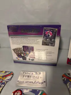 Pokemon Scarlet and Violet Elite Trainer Box Miraidon ETB + sealed lot - Image 4