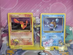 Charmander 50/82 & Squirtle 68/82 Team Rocket Pokemon Tcg Lp-Mp - Image 1
