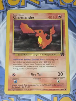 Charmander 50/82 & Squirtle 68/82 Team Rocket Pokemon Tcg Lp-Mp - Image 3
