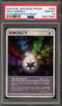 Pokemon Multi Energy Autumn Battle Road Japanese Holo Promo 042/ADV-P PSA 10 - Image 1