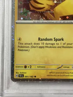 Pokemon TCG PIKACHU COSMOS HOLO BLEED #051 Fall Collectors Chest PSA 10 LOW POP - Image 5