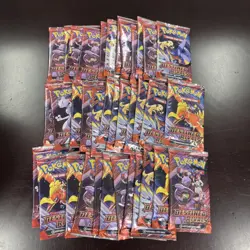 Pokemon Scarlet & Violet Destined Rivals Factory Sealed 36 Booster Pack lot - Image 2