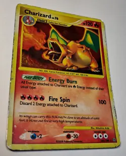 2008 Pokemon Diamond & Pearl: Stormfront Charizard Holo Secret Rare #103/100 HP - Image 4