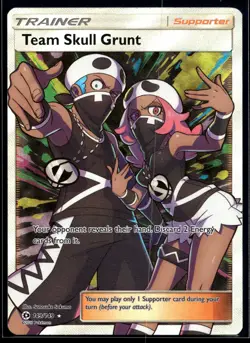 2017 Pokemon Sun and Moon 149 Team Skull Grunt NM - Image 1