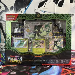Pokemon TCG Scarlet & Violet Paldean Fates Meowscarada EX Premium Collection Box - Image 1