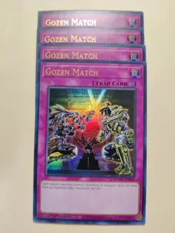 4x Yugioh! Gozen Match MAMA-EN098 Ultra Rare 1st Ed LP - Image 1