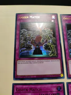 4x Yugioh! Gozen Match MAMA-EN098 Ultra Rare 1st Ed LP - Image 2