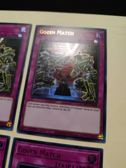 4x Yugioh! Gozen Match MAMA-EN098 Ultra Rare 1st Ed LP - Image 3