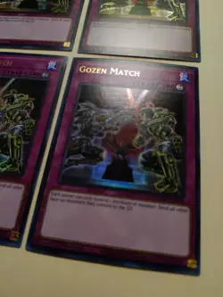 4x Yugioh! Gozen Match MAMA-EN098 Ultra Rare 1st Ed LP - Image 5